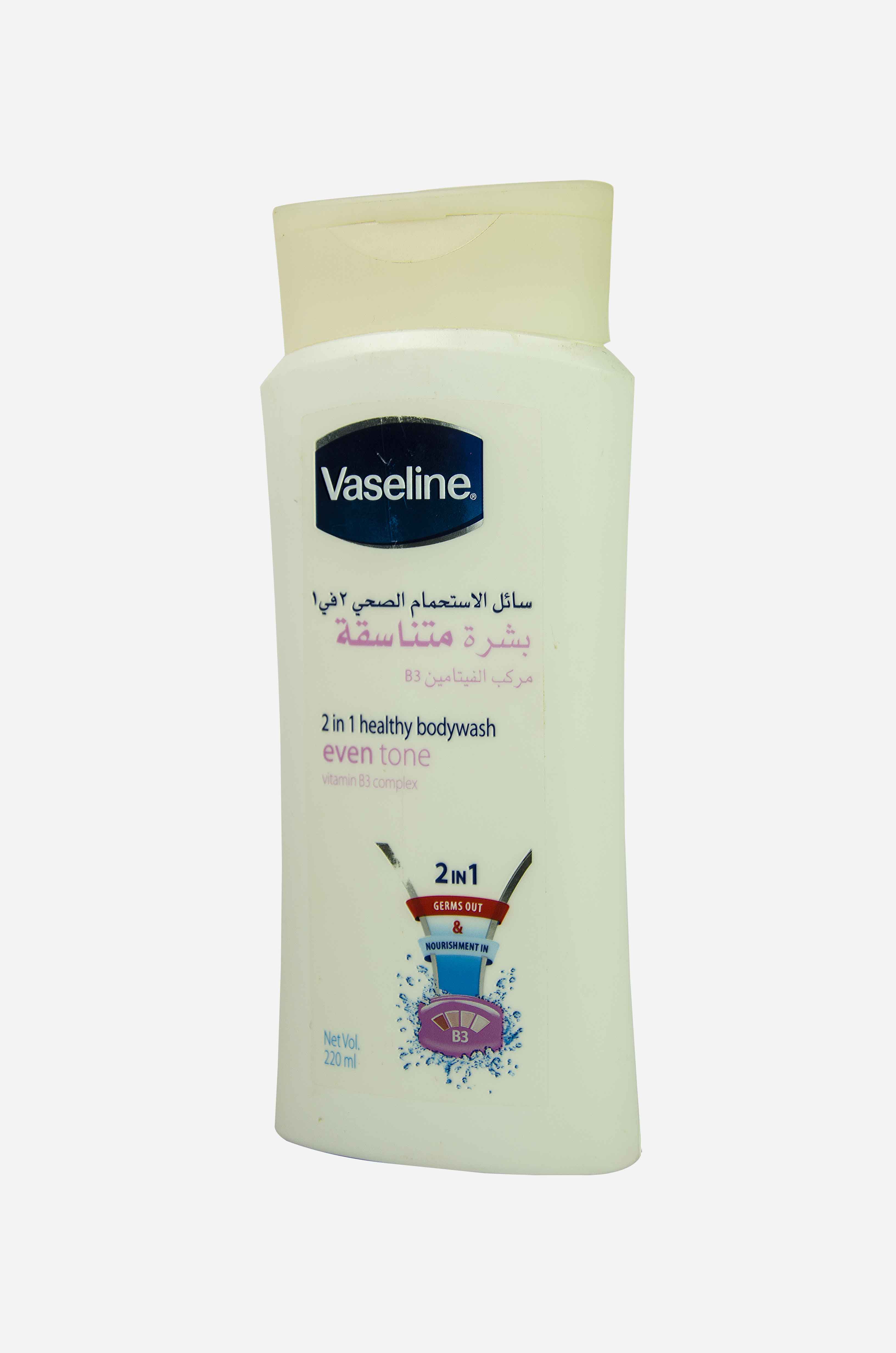 Vaseline Bodywash 2in1 Even Tone Yazein Egypt